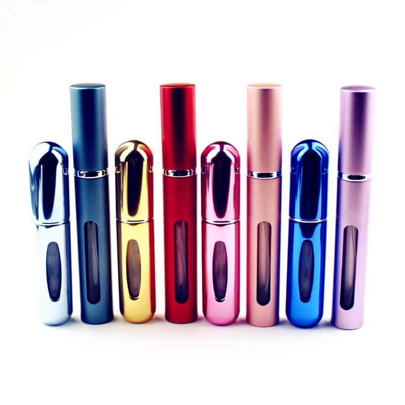 4pcs Refillable Perfume Atomizer Bottle, Portable Travel Perfume Mini Spray Bottles, Cologne Dispenser Perfume Bottles, Portable Empty Perfume Spray